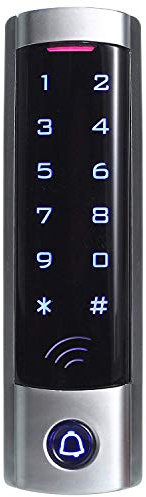 UHPPOTE Touch Access Control Keypad with Wiegand 26-bit Interface Support 2000 Users for 125khz RFID Card