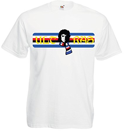 Settantallora T-Shirt Uomo Doria Terrace Style | Maglietta in Cotone Nera a Manica Corta Stile Curva | Idea Regalo per Tifosi Sampdoria e Amanti del Look Inglese da Gradinata (XXL)