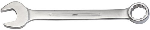 Draper 14964 Heavy Duty Long Pattern Metric Combination Spanner, 14964/Silver, 90 mm