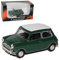 Cararama Mini Cooper altes Ur Modell Grün mit weißem Dach 1959-2000 1/43 Modell Auto