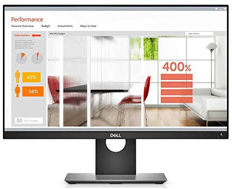 DELL P2418D 60,5 cm (23,8 Zoll) Monitor (HDMI, DisplayPort, LED, 8ms Reaktionszeit) schwarz