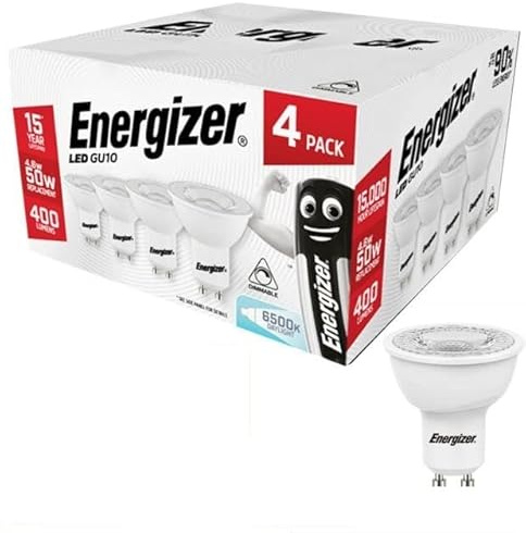 Energizer 6500 K Energy Saving LED Dimmable, 5.5w- Equivalent to 50w and 345 lumens