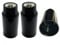 Finelled E14 kleine ES-Sockel, schwarz, schlüssellos, Phenol-Sockel, E14-Sockel, Lampenfassung, Lampenfassung (3er-Pack)