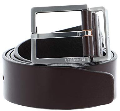 Calvin Klein Herren Casual ADJ. Belt 3.5CM Gürtel, Braun (Turkish Coffe 201), 675 (Herstellergröße: 95)
