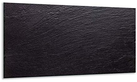 Herdabdeckplatte Ceranfeld Textur Schwarz 1 Teilig 90x52 Kochplatten Induktion