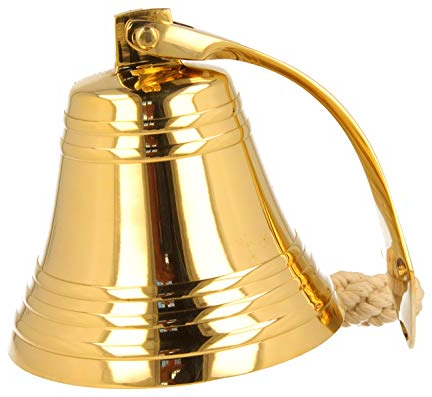 Trodat Schiffsglocke/Glocke Messing Ø 125 mm schwere Ausführung inkl. Gravur
