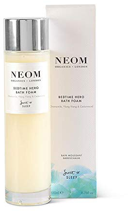 NEOM - Chamomile, Ylang Ylang & Cedar Wood Bath Foam 200ml | Bedtime Hero | Coconut & Almond Oil | Scent to Sleep | Vegan & Cruelty Free
