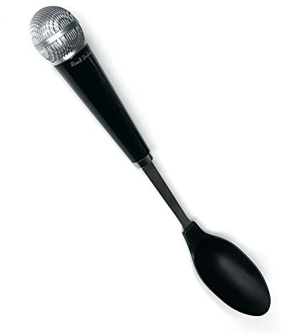 Rise8 Studios Novelty Microphone Kitchen Cooking Utensil Gift for Music Lovers and Singers (Spoon)