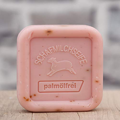 Ovis Seife Palmölfrei Rose eckig 100g