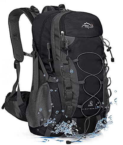 INOXTO Leichter Wanderrucksack, 40 l, schwarz, Large