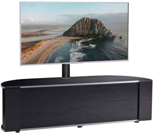 MDA Designs Sirius 1600 Cabinet with BeamThru Remote-Friendly Door for Flat Screen TVs up to 65 with Mounting Arm