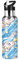 Mnsruu Bluse Joint d'eau Coquille Isotherme Bouteille d'eau avec Paille, Gourde Sport en Acier Inoxydable 600ML Gourdes sans BPA pour Enfant Garçon Fille École Bureau