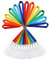 12er Pack Regenbogen Polyester Lanyards mit wasserdichten Ausweishaltern - Langlebige und Farbenfrohe Halsbänder für Ausweiskarten, Schlüssel und mehr