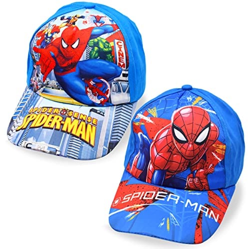 Baseball Cap Kinder Cap Pups Kappe, Schirmmütze für Kinder für Junge-n & Kinder Sonnenschutz, Größe verstellbar mit Klettverschluss(2 Stücke)