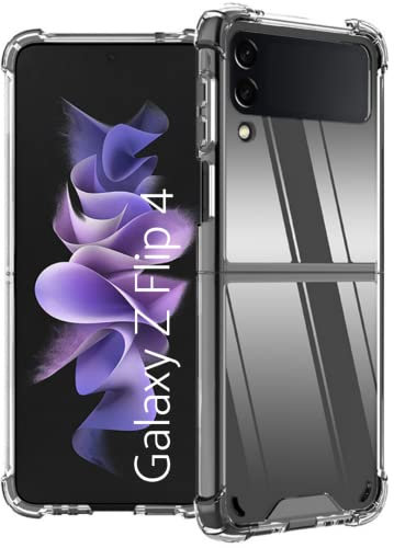 Coque pour Samsung Z FLIP 4 - Antichoc Protection Gel TPU Transparent Silicone Souple Absorbption Choc Ultra Mince Phonillico®