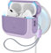 ESR für Airpods Pro 2 Hülle (2023/2022/2019), kompatibel mit AirPods Pro 2./1. Generation, MagSafe Ready, Magnetischer Deckel, USB-C/Lightning Kabel, Hybrid Sturzschutz, Lila