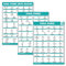 Palace Learning Yoga-Posenposter Band 1 & 2 + Yoga-Positionen mit Yoga-Block – Yoga-Positionstabellen für Anfänger – Englische und Sanskrit-Namen (45,7 x 61 cm, laminiert)