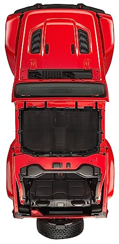 sukemichi Sunshade Bikini Top for 2018-2023 Jeep Wrangler JL Sahara Rubicon 2 Door 4 Door, Durable Polyester Mesh Top Sun Shade Bimini Top (Balck, 2 Door 4 Door)