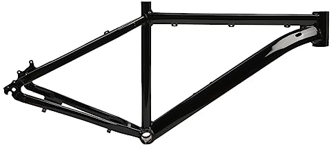 panfudongk 26 Zoll Mountainbike Rahmen Fahrradrahmen Schwarz Aluminiumlegierung Elektrostatische Lackierung 17 Zoll