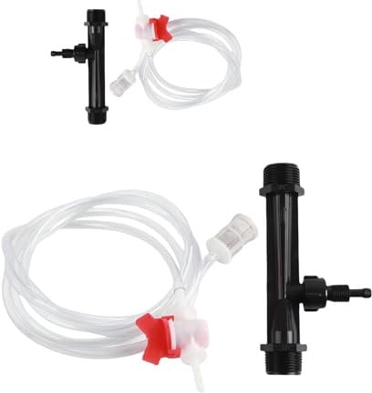 3/4 inch Venturi Injector, Venturi Fertilizer applicator for drip Irrigation Equipment That Draws in Fertilizer in Agricultural Irrigation Systems, 2 Sets
