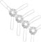 ETHZZLE 20pcs Lampshade Spring Bracket Lamp Shade Adapter Iron Lampshade Adapter Lamp Shade Fixators Pendant Light Shade Clips DIY Spring Clamp for Lampshade Lamp Shape DIY Holder