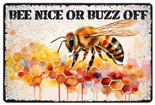 Vintage Metal Sign, Wall Decor for Bedroom Bathroom Retro Metal Tin Sign 8x12″ 7PI-007