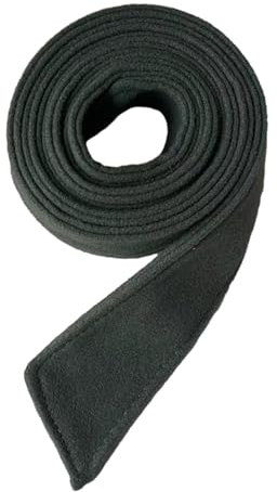 Maxtonser Taillengürtel für Damen, Wolle, Mantel, Gürtel, gebürsteter Plüsch, schmücken, längenverstellbar, Mantel, Korsett, doppelseitiger Taillengürtel, grau/grün