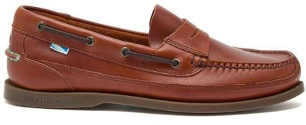 Chatham Gaff II G2 - Zapatos náuticos de cuero para hombre, color castaño, 6-15, marrón, 45 EU