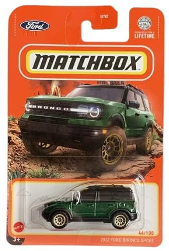Matchbox 2022 Ford Bronco Sport (Green), 1:64 Scale