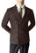 SRZYMJ Braun Herren Blazer Stretch Smokingjacke Reverskragen Freizeitjacke Slim Fit Anzugjacke Freizeitanzug Sakko Business Sakko Männer Winterjacke Sakko Jacket Blazer Baumwolle Wolle Anzug Hemd 4XL