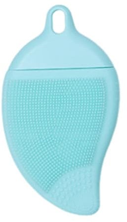 Face Exfoliator, Handheld Manual Scrubber, Double-Sided Silicone Cleansing Brush, Soft & Gentle Exfoliation, (13.6x7.6x3.3cm), Face Scrubber For Deep Cleaning, Pore Care