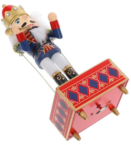 TOKIDNY Christmas Nutcracker Music Box Adornment Nutcracker Decor for Home Office Hotel Restaurant Festive Xmas present Creative Musical Box for Holiday Celebrations