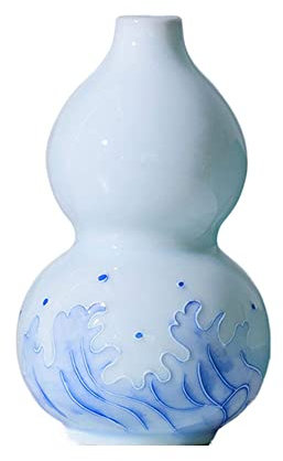 SdaryWare Mini vases en céramique Blanche Faits à la Main, Peints à la Main, vases créatifs en céramique pour Salon, Chambre, Bureau, étagères, centres de Table, Tables et mar,C