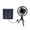 Ventilateur de camping portable USB avec panneau solaire de 5 W, conçu pour une utilisation en extérieur et en tente
