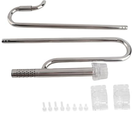 In-Out-Rohrset, weniger Stahlrohr, Lily Pipe, 304 weniger Stahlfisch mit Skimmer, Ele für AR in Ihrem Aquarium (12mm Outlet with 12mm Deoiling Film Inlet)