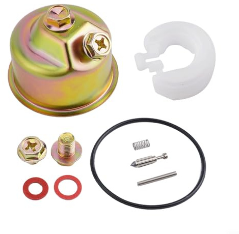 Kit de réparation de carburateur pour Honda GX120, GX200, GXV Series - Kit de réparation de carburateur avec bol, aiguille, flotteur, joint, goupille