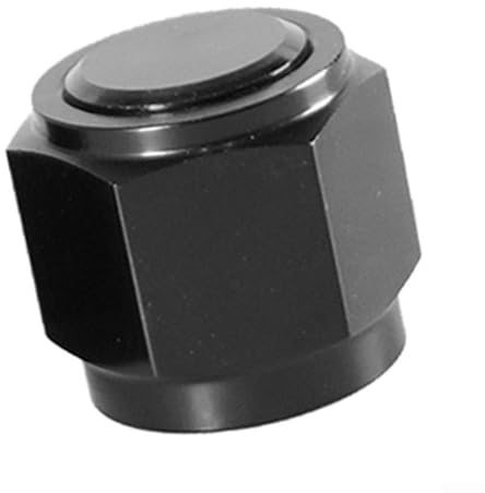 Startbuymore AN4 AN6 AN8 AN10 AN12 Aluminium Flare Cap Fitting für temporäre oder dauerhafte Abdichtung in Kraftstoffhydraulik und pneumatischen Leitungen (AN8)