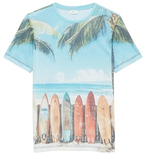 s.Oliver T-Shirt mit All-Over-Print