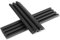 PerfectHD Klemmschienen | 50 Stück | Sichtschutzstreifen für Doppelstabmattenzaun | Windschutz Sonnenschutz Blickdicht | PVC Klemmen | Befestigungsclips | Anthrazit | 50er Pack