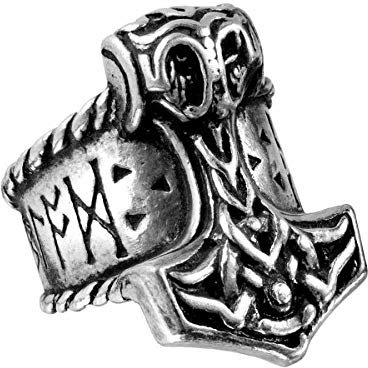 Thorshammer Runen Ring Mjölnir Thors Hammer Thor Wikinger ALCHEMY (68 (21.6))