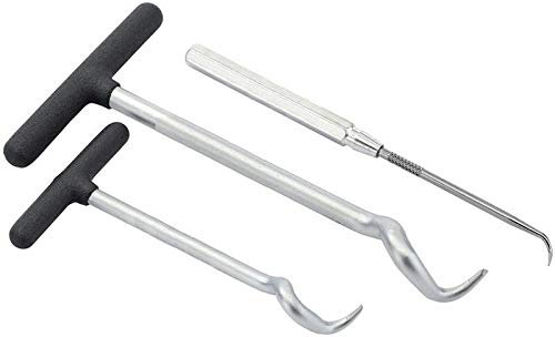 Juego de herramientas ganchos para quitar retenes, 3 piezas