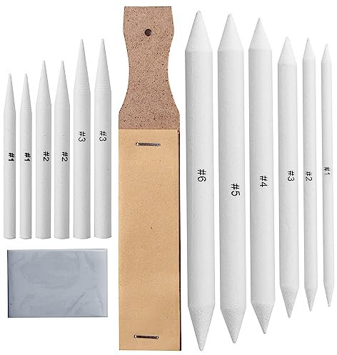 Mr. Pen - 14 Pack of Blending Stumps, Art Eraser, Blending Sticks for Drawing, Shading Pencils for Sketching