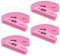 8Pcs Nail Buffers Half Moon Shape Double Sided 180/240 grit Sanding Blocks Sponge Nail Buffer Tools for Natural Nails Artificial Nails Acrylic Gel Tips