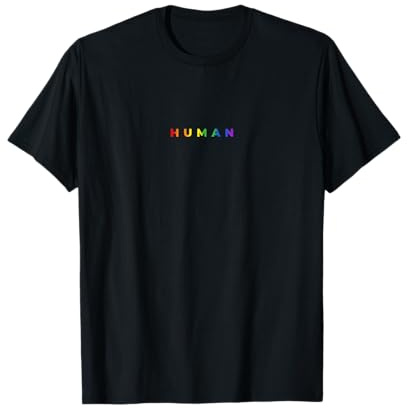 Human Rainbow Subtle Pride Month LGBT Gay Rights Gleichheit T-Shirt