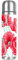 Bouteille isotherme en acier inoxydable avec motif de coquelicots rouges - 500 ml