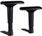 Frassie 4D Height Adjustable Chair Armrest Pair, Gaming Office Boss Chair Arms Set Replacement Part