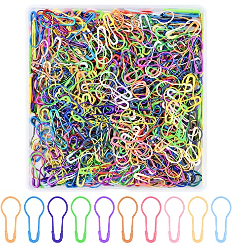 600 PCS Birne Sicherheitsnadeln, Mischfarben Calabash Kürbis Pins, Metall Sicherheitsnadeln, Eisen Kürbis Pin Mit Aufbewahrungsbox, für DIY Fertigkeit-Herstellung und Kleidung