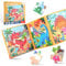 Kinderpuzzle Magnet, 20-30-42 Teile Magnete Puzzlebuchen für Kinder, Magnetische Puzzle Beschäftigung für Kleinkind 5 6 7 Jahren im Flugzeug, Autospiele (Dinosaurier Schwierigkeitsgrade-Stufe 5)