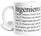 latostadora Taza Divertida para Regalar Taza Definición INGENIERO - Tazas de café grandes, graciosas, bonitas para el desayuno - Regalos originales - 325 mL - ref. 8770367
