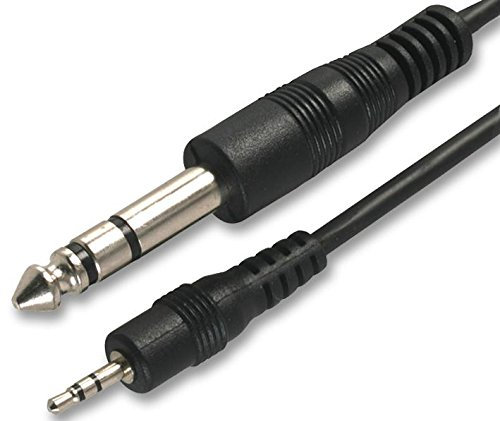 6.35MM to 2.5MM ST Lead, 1.8M, Audio & Video Cable Assemblies Qty X 1